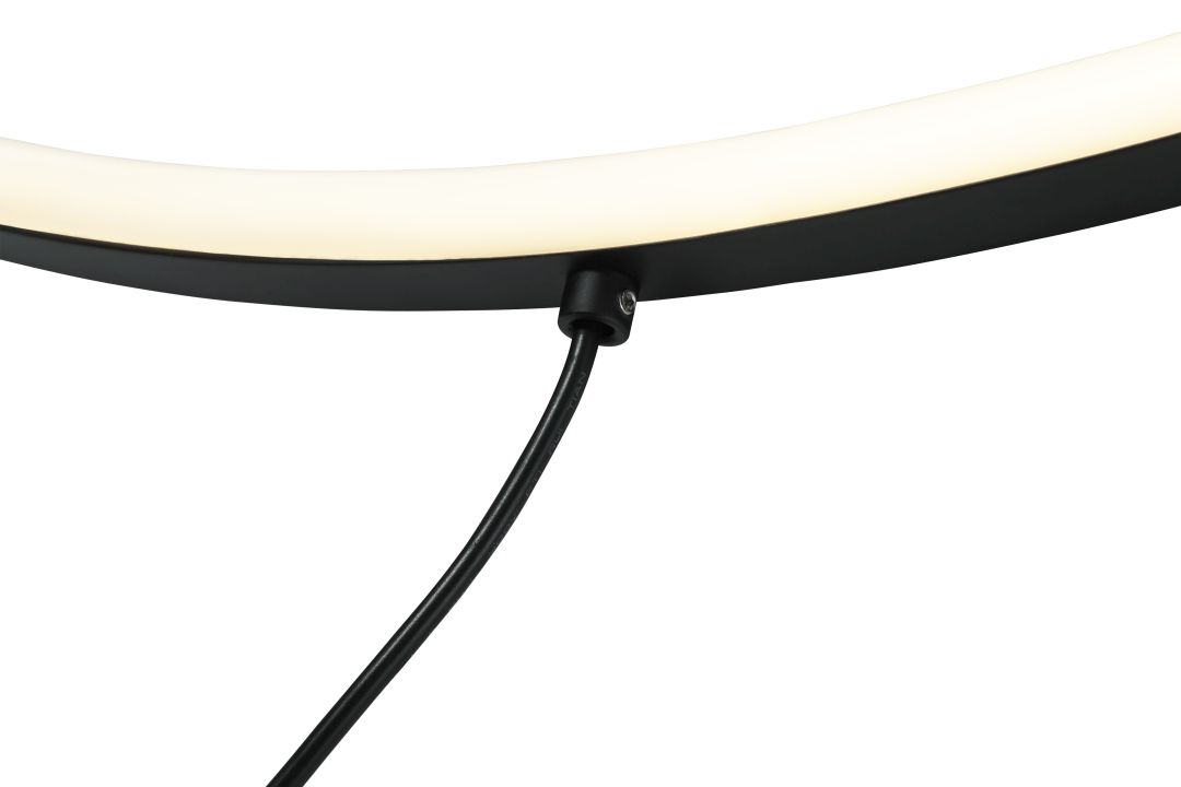 Global Technics LED-Wandleuchte SCOPELLO 1-flammig in Farbe schwarz Global Technics LED-Wandleuchte SCOPELLO 1-flammig in Farbe schwarz, Linie, Kabel, Lampenschirm, Netzstecker, Beleuchtungszubehör