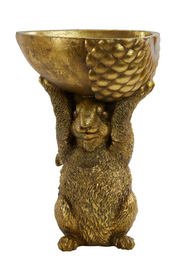 Ornament SQUIRREL in antik bronze