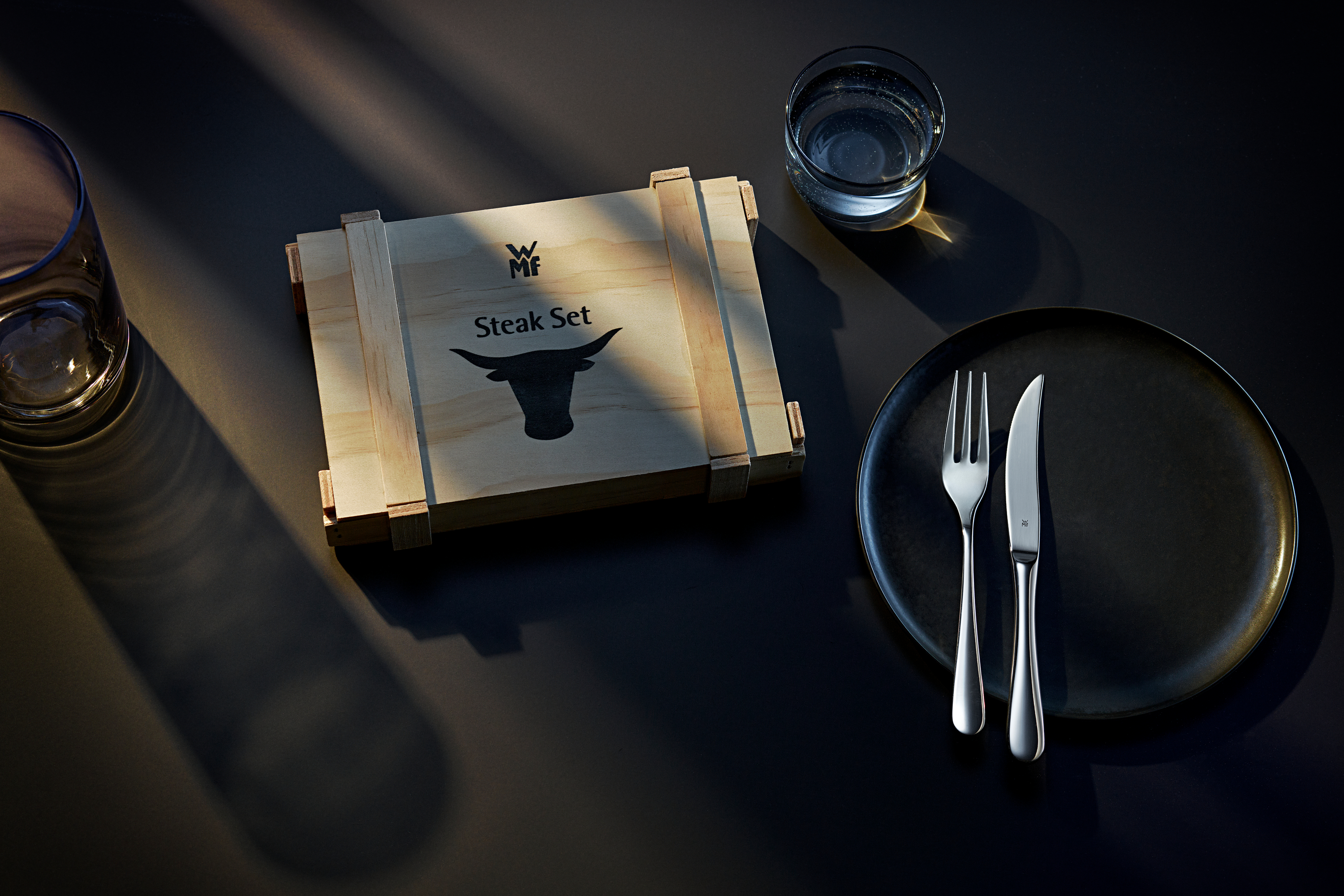 WMF Steakbesteck-Set, 12-teilig in Edelstahl