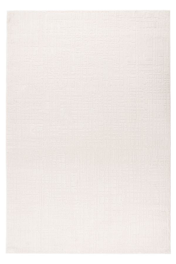 Webteppich GALA ca. 120x170cm in Farbe ivory, Leinen, Leinwand, hell, textur, Muster