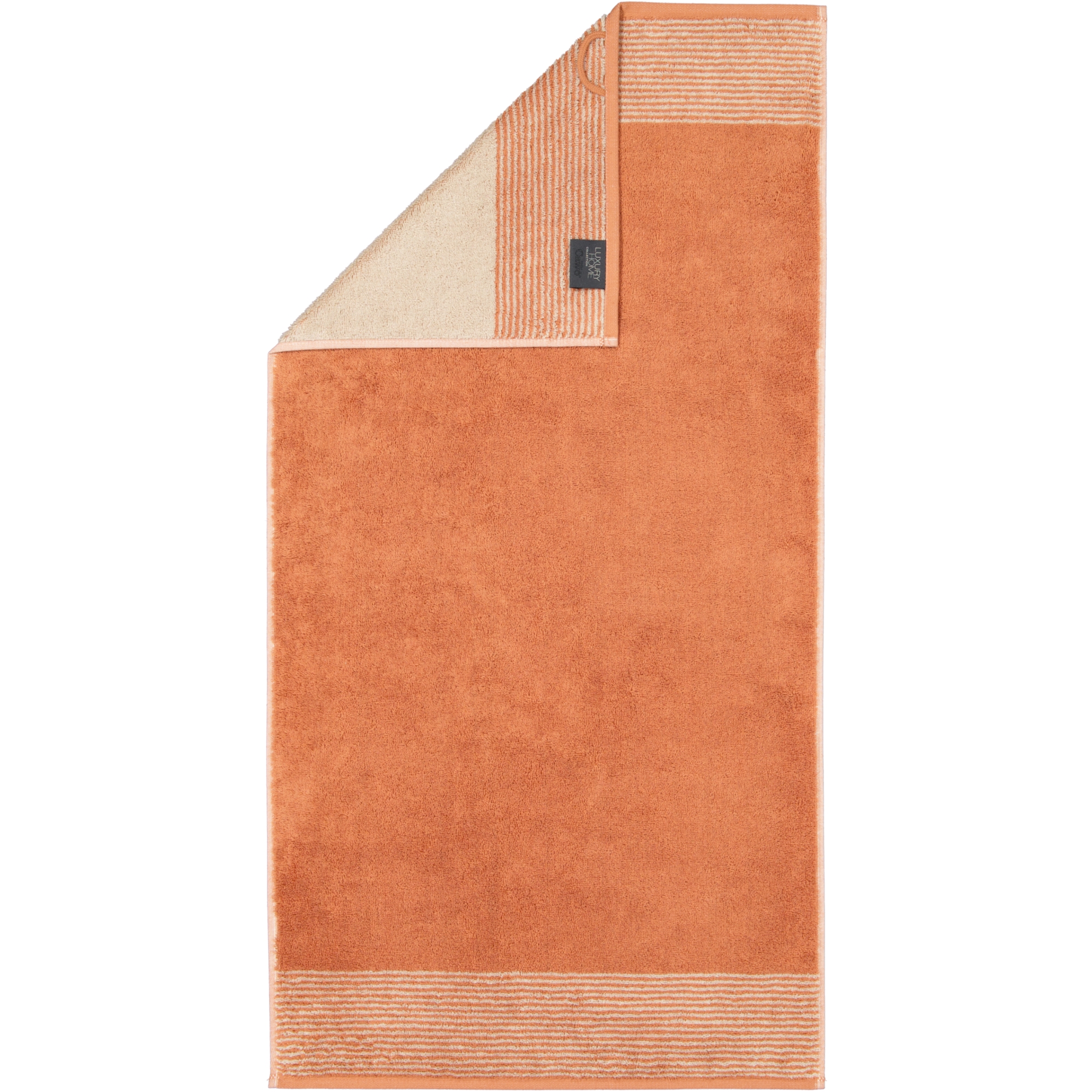 Cawö Handtuch TWO-TONE 50x100cm in Farbe kupfer