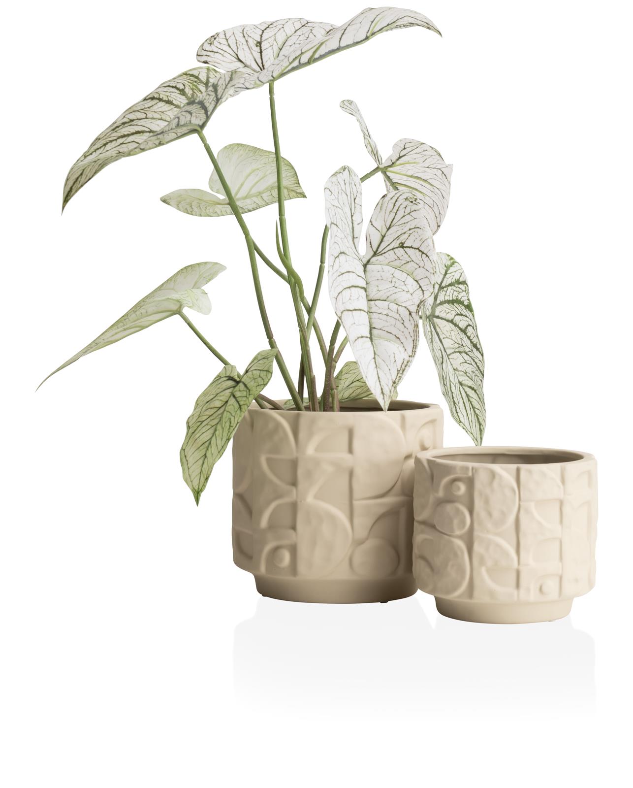 Coco Maison Blumentopf Alex 51279-BEI D18cm 