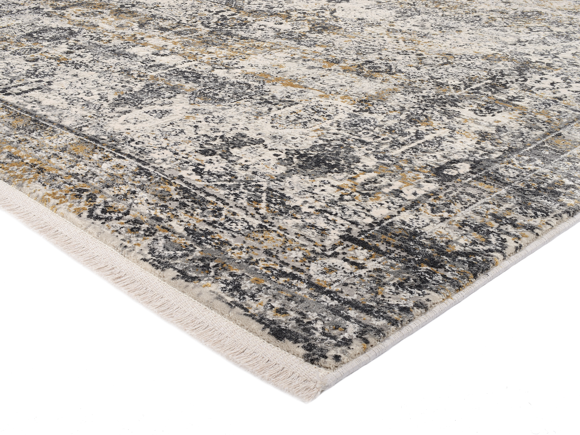 OCI Webteppich ca. 140x200cm in Farbe grau-gold
