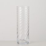 Boltze Vase Bila in Farbe Glas klar klar