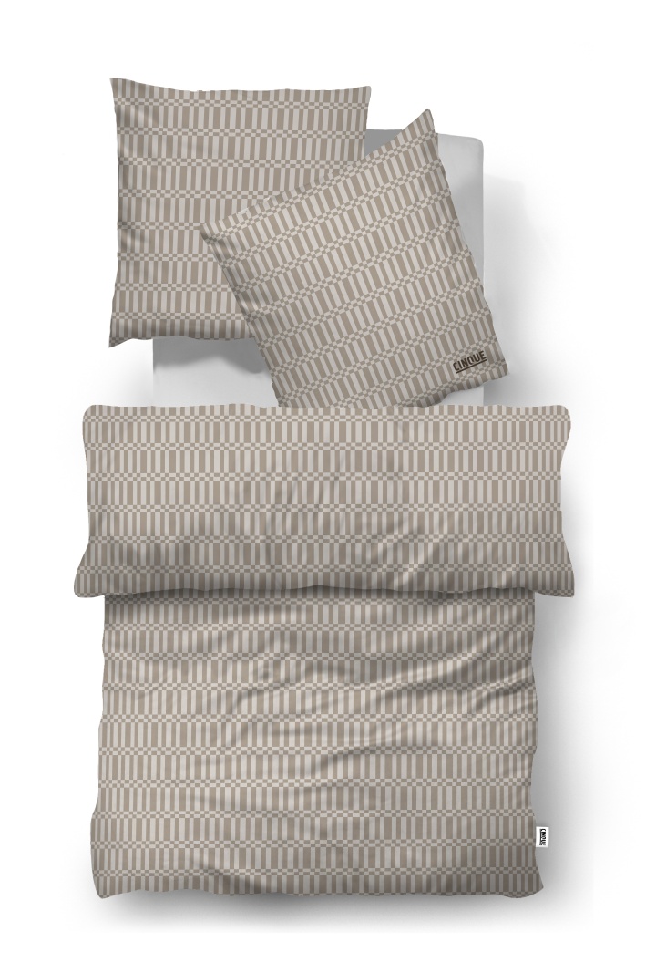 Bettwäsche ca. 135x200cm in Farbe Taupe Bettwäsche ca. 135x200cm in Farbe Taupe
