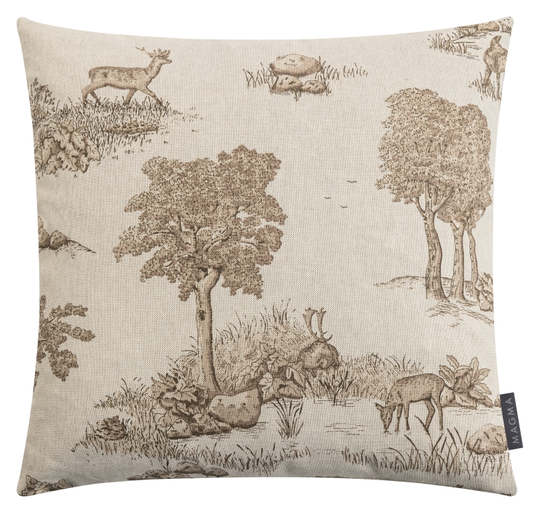 Magma Heimtex Kissenhülle HUBERTUS ca. 45x45cm in Farbe sand