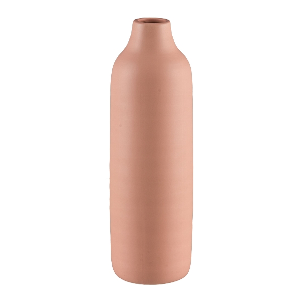 Vase 10x10x30cm 6019416-04 in Mehrfarbig, vase, keramik, rosa, schmal, hoch