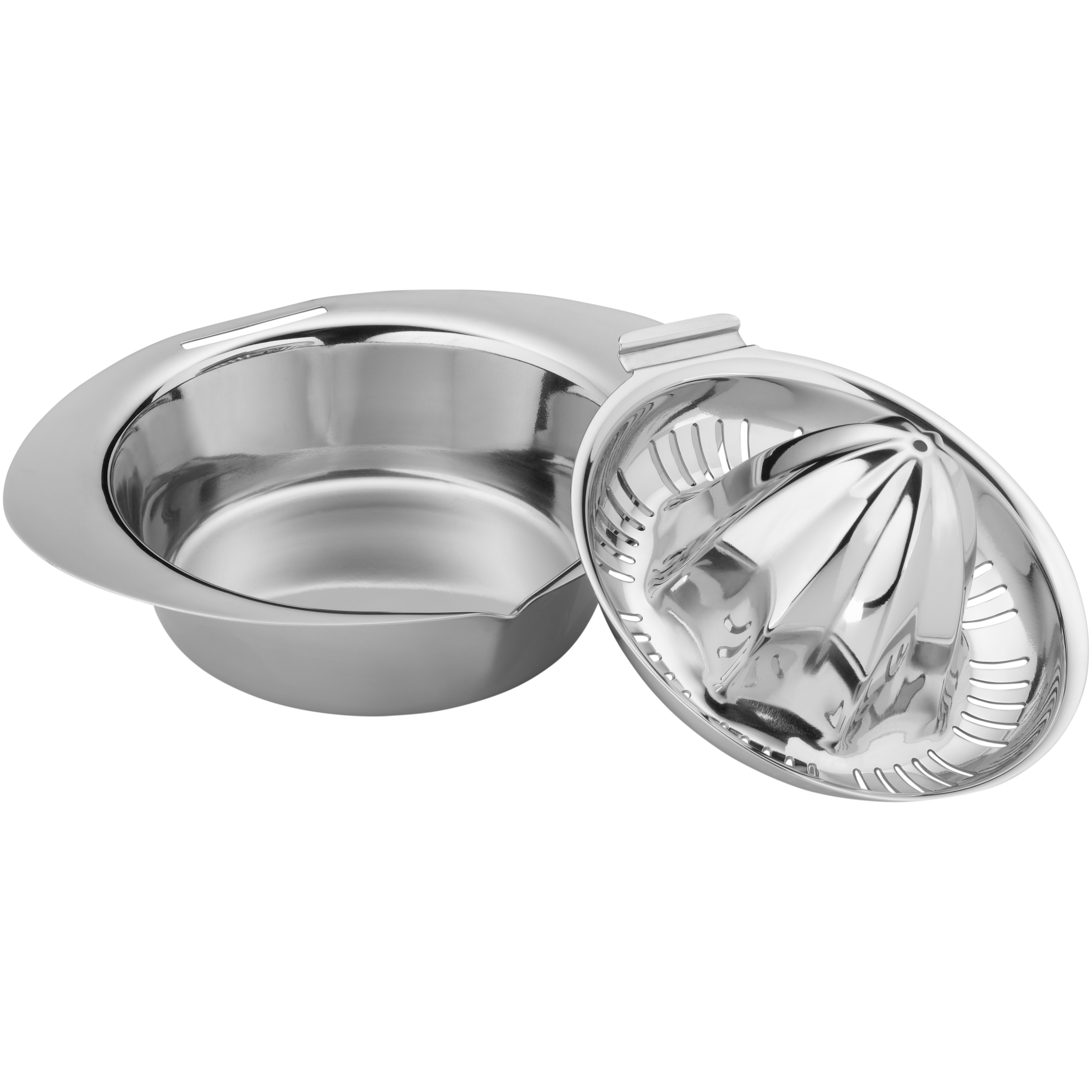 WMF Gourmet Zitronenpresse, 9 cm in poliertem Edelstahl WMF Gourmet Zitronenpresse, 9 cm in poliertem Edelstahl, steinzeug, attrak, kitchen, limon, citrus