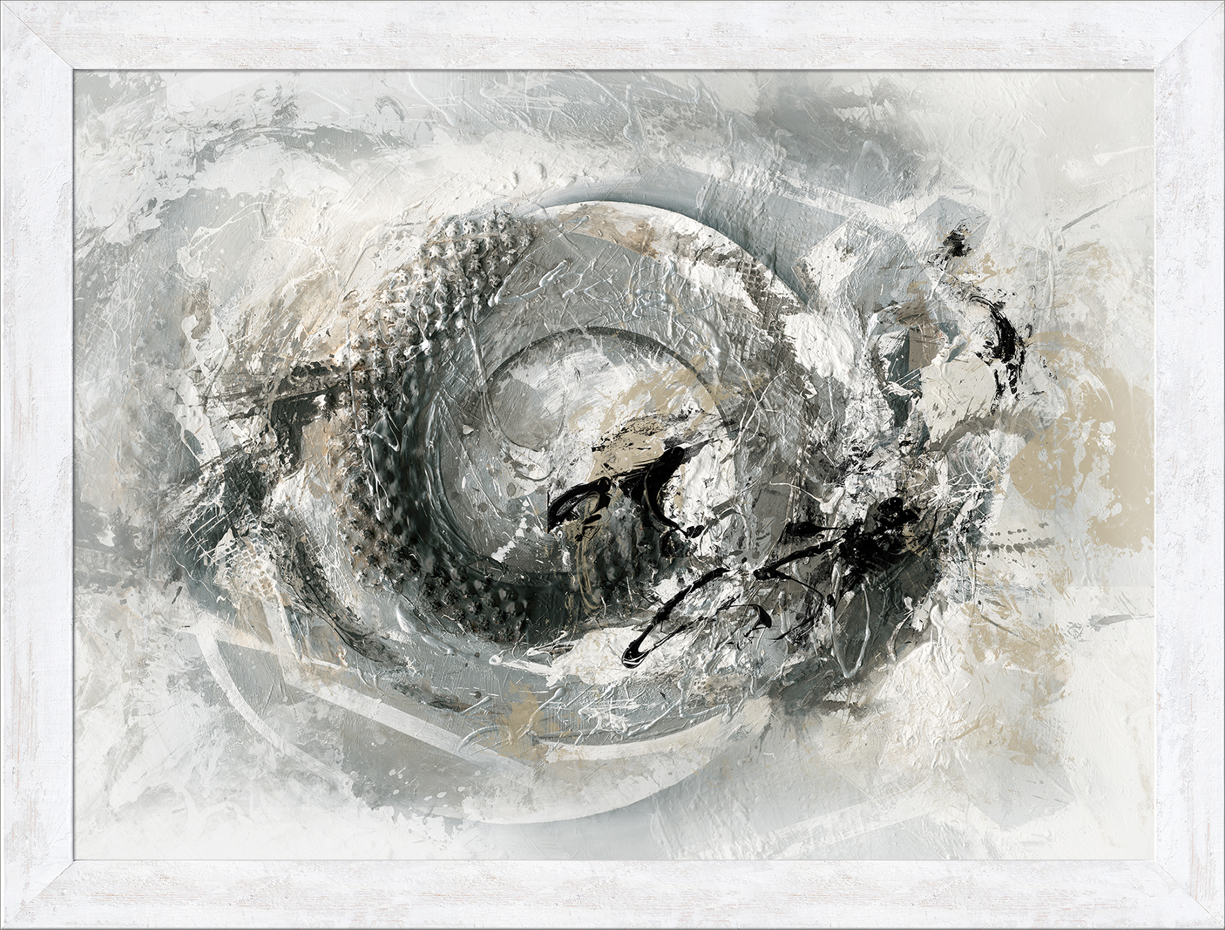 PRO ART New Classic Wood 130x98cm Grey And Silver III