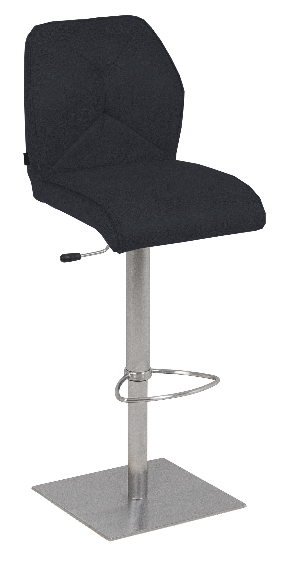 Interliving Barhocker - Set IL5104 in Sitzschale BILM Night schwarz/Edelstahl Interliving Barhocker - Set IL5104 in Sitzschale BILM Night schwarz/Edelstahl, Moebel, Stuhl, Barhocker