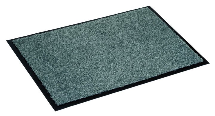 Golze & Söhne Türmatte Proper Tex Uni ca. 60x90cm in Farbe grau, Türmatte, Grasmatte, Strukturmatte, Gartenmatte, Grüner Mattenbelag