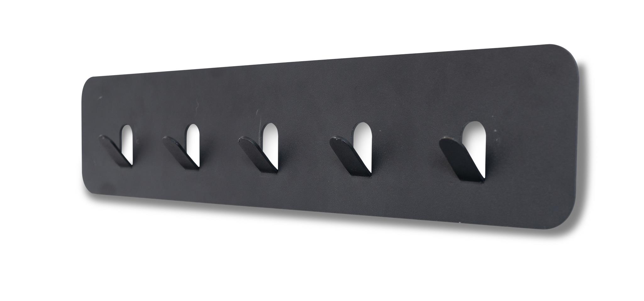 M2 Kollektion Garderobenleiste TILLY ca. B50 H10 T3 cm in Metall anthrazit