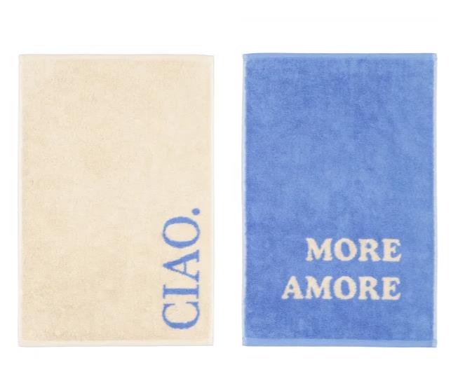 Cawö Postcard Towels POSTCARDS TOWELS EDITION 30x50cm in Farbe more amore, Papier