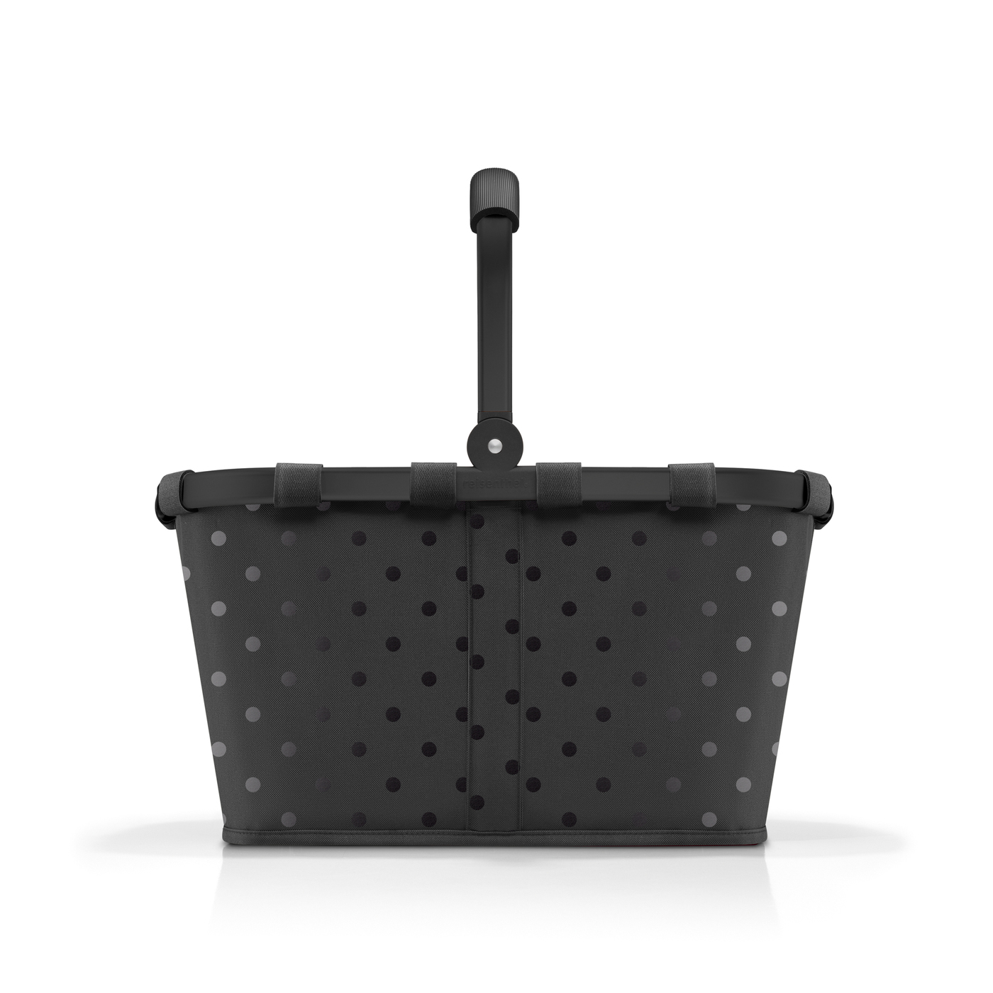 Reisenthel CARRYBAG in Farbe frame glossy dots black, Korb, Einkaufskorb