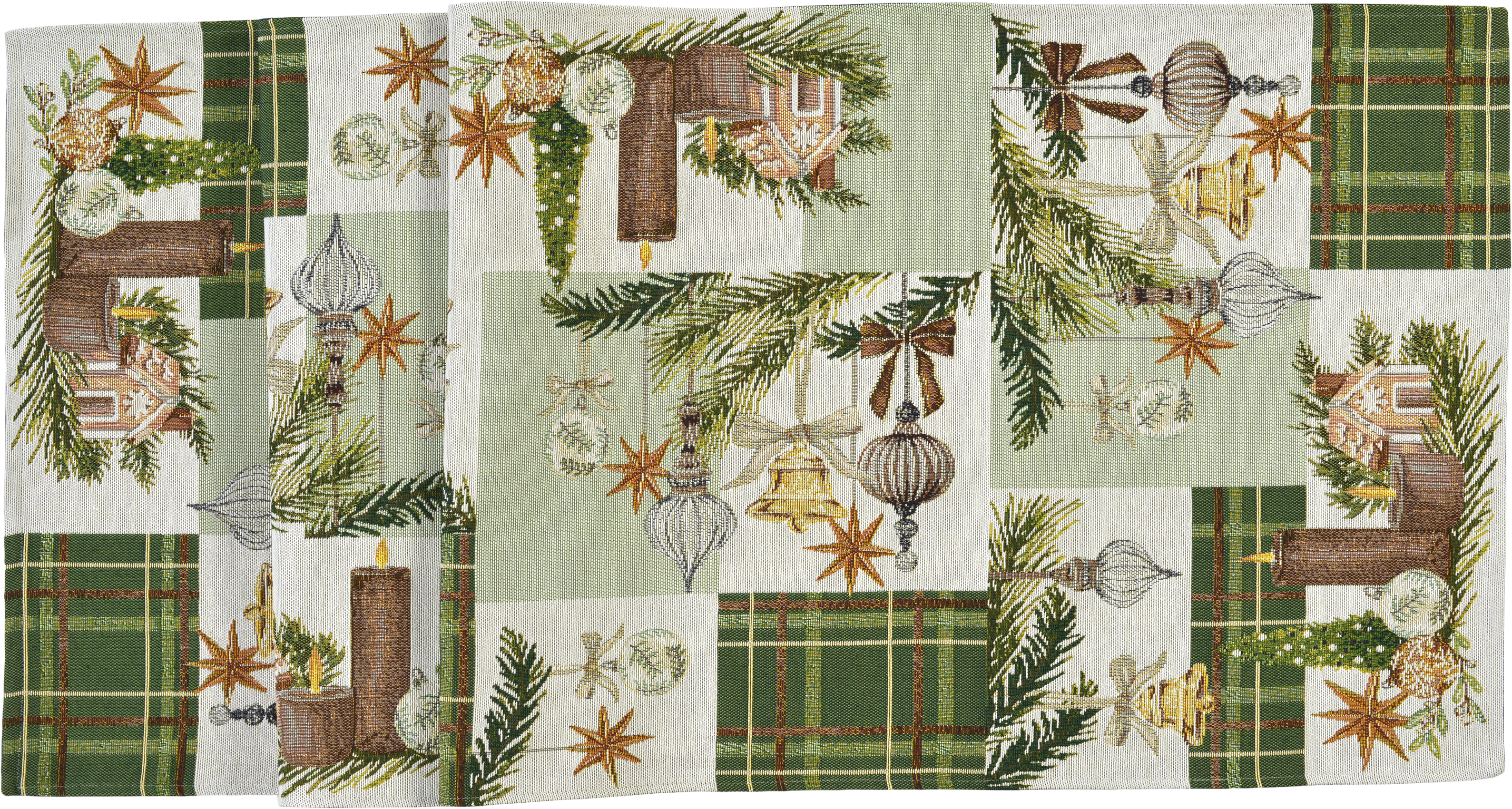 Sander Tischläufer XMAS DECOR PATCH ca. 49x143cm in Farbe original
