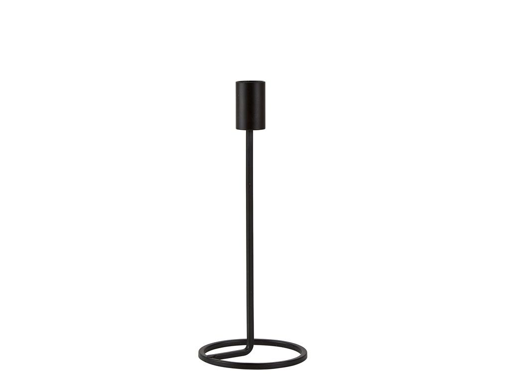 F&H Kerzenhalter VILLA COLLECTION AMAT in Farbe Schwarz