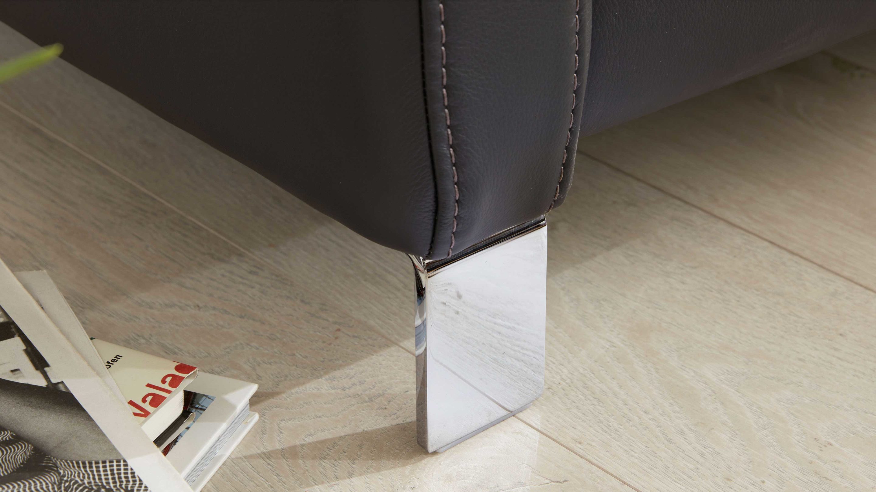 Interliving Sofa 2,5-sitzig IL 4054 in Leder Credo anthrazit, Drinnen, Innenarchitektur, Kissen, Dekoration für Zuhause