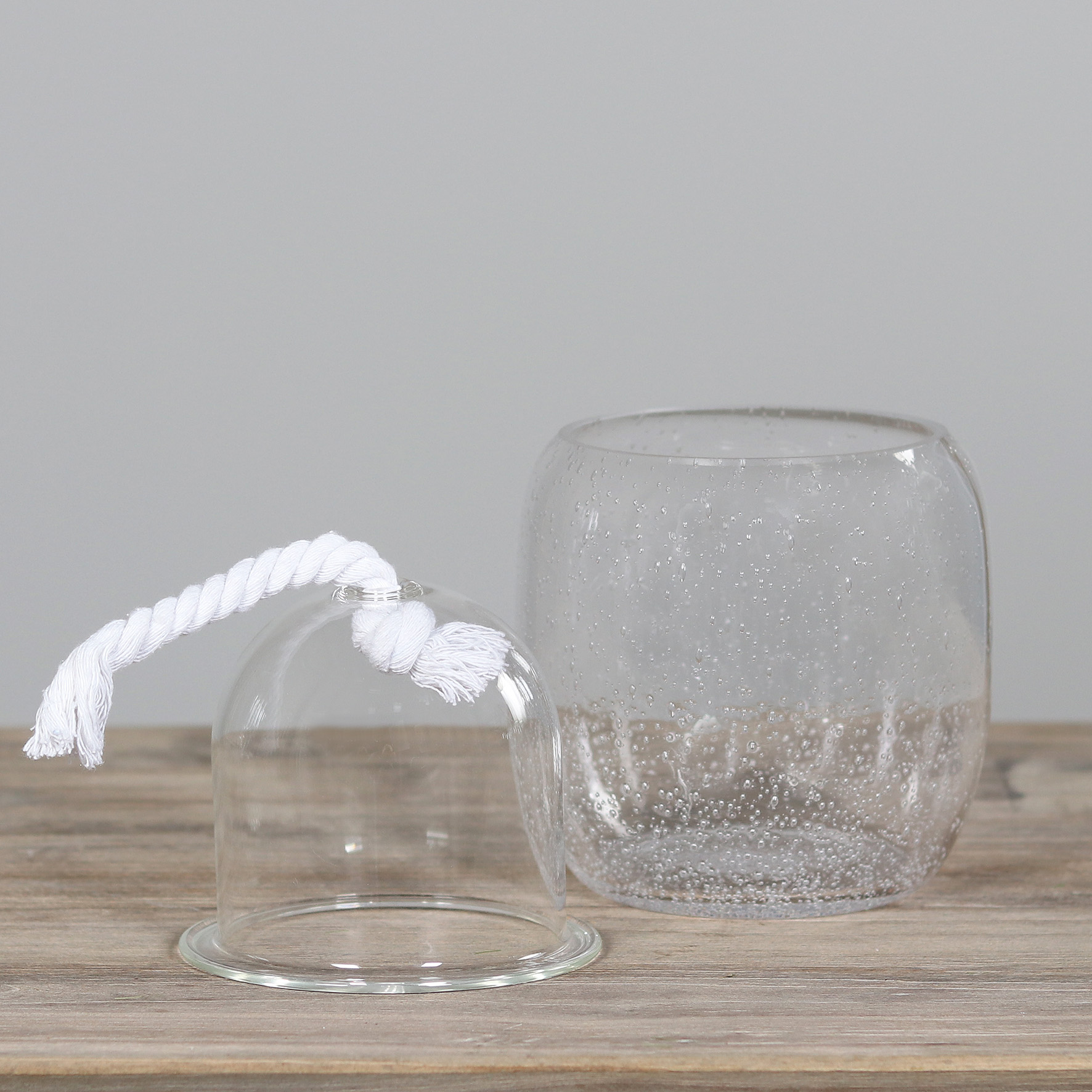 DPI Glasvasen in Farbe clear, Glas, Einmachglas, Töpferei, Eis