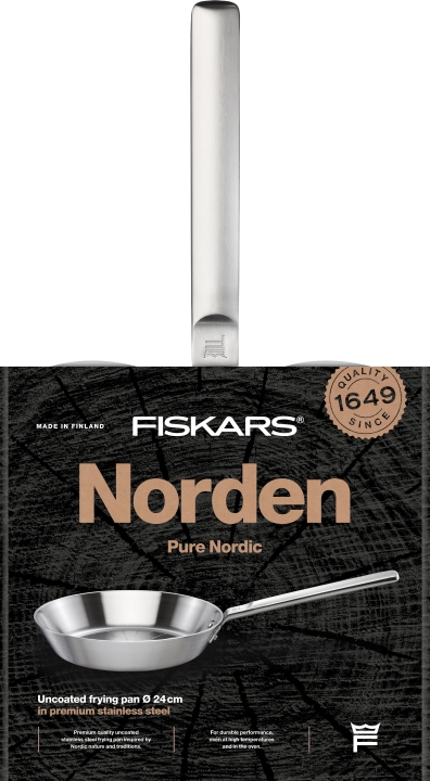 Fiskars Bratpfanne unbeschichtet NORDEN 24cm