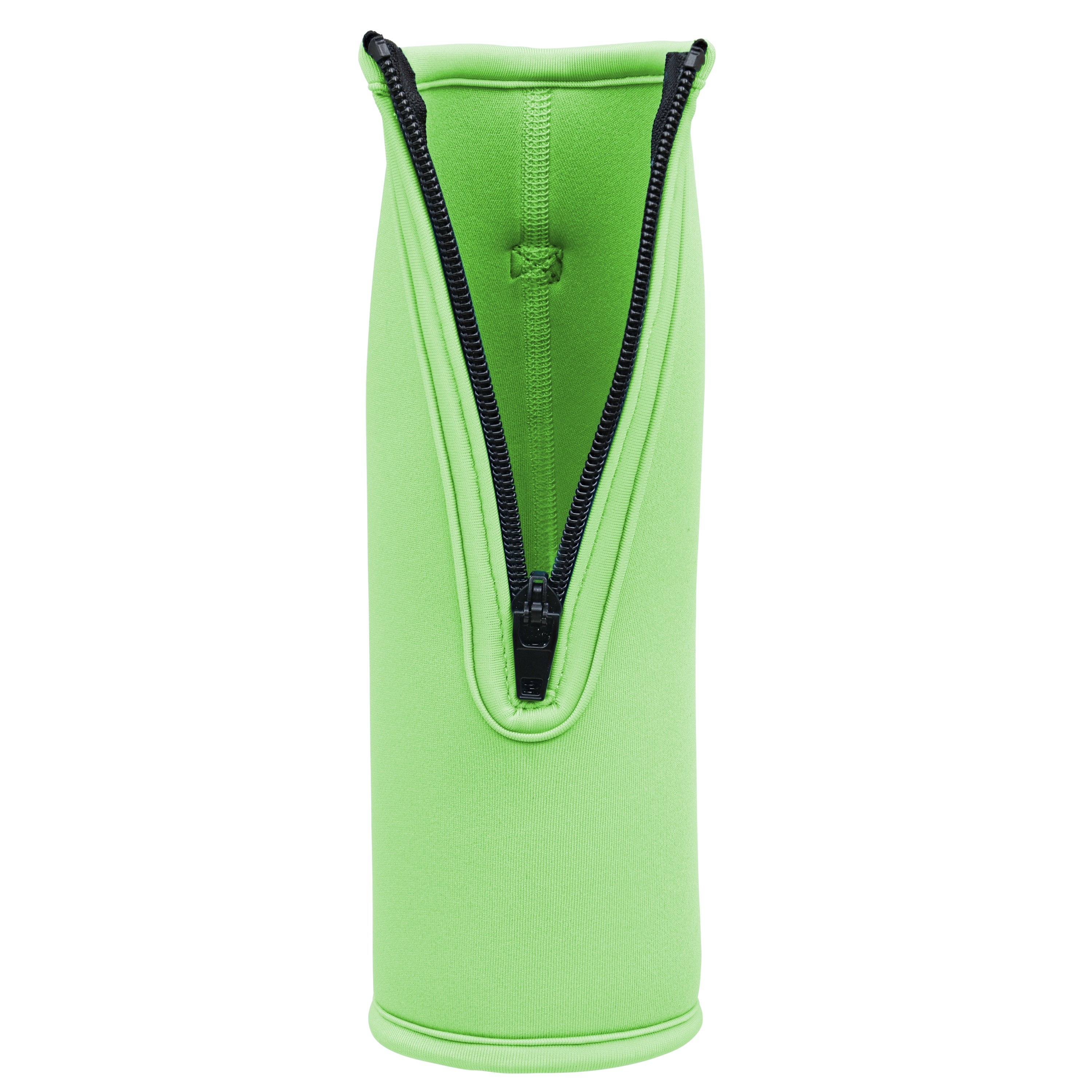 boddels Trinkflasche Dree 650ml in Apfelgrün mit Neoprentasche