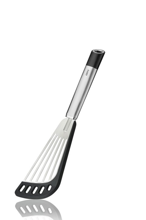 GEFU Pfannenwender Primeline schwarz/silber