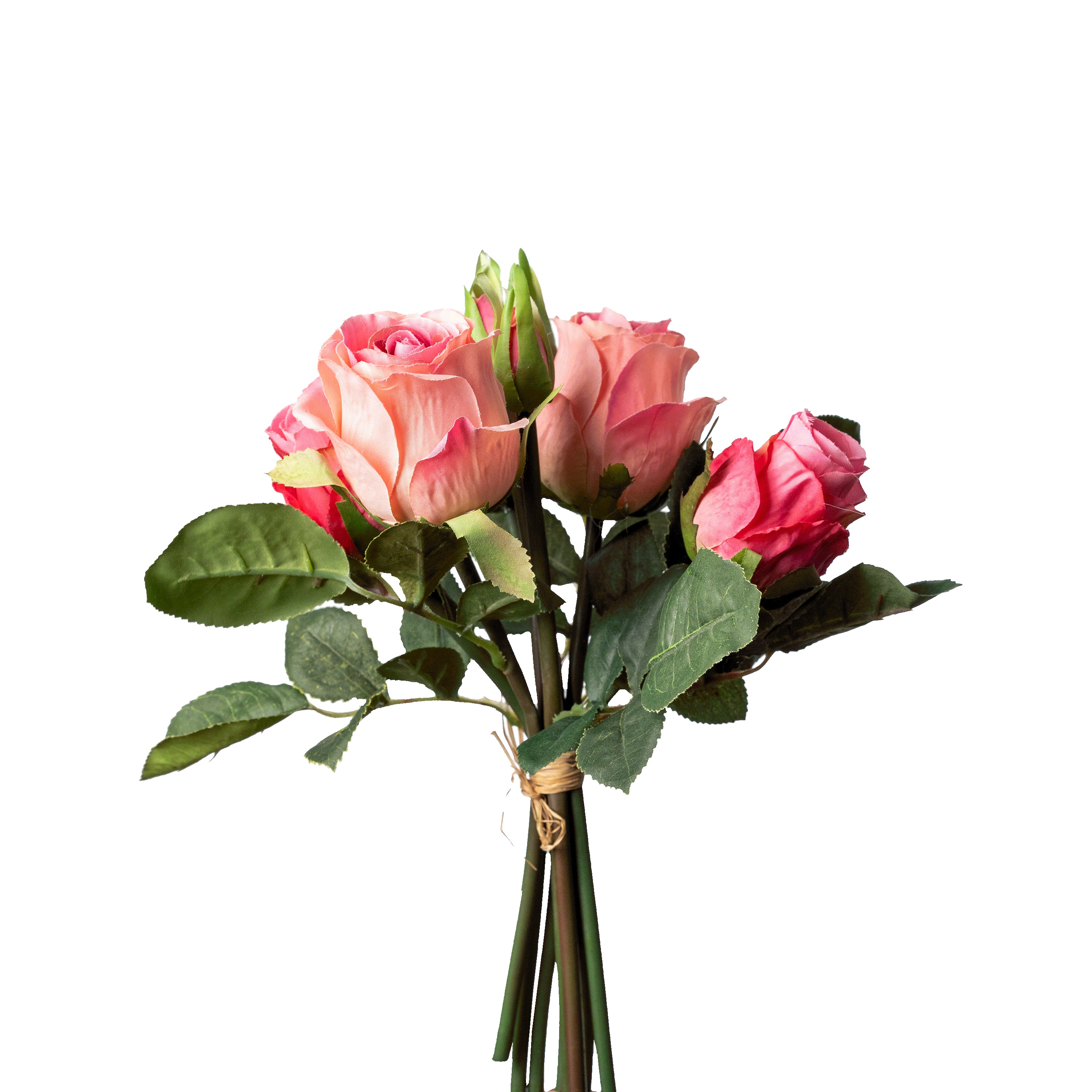 Flower Manufaktur Rosenbund ca. 28cm in Farbe Pink