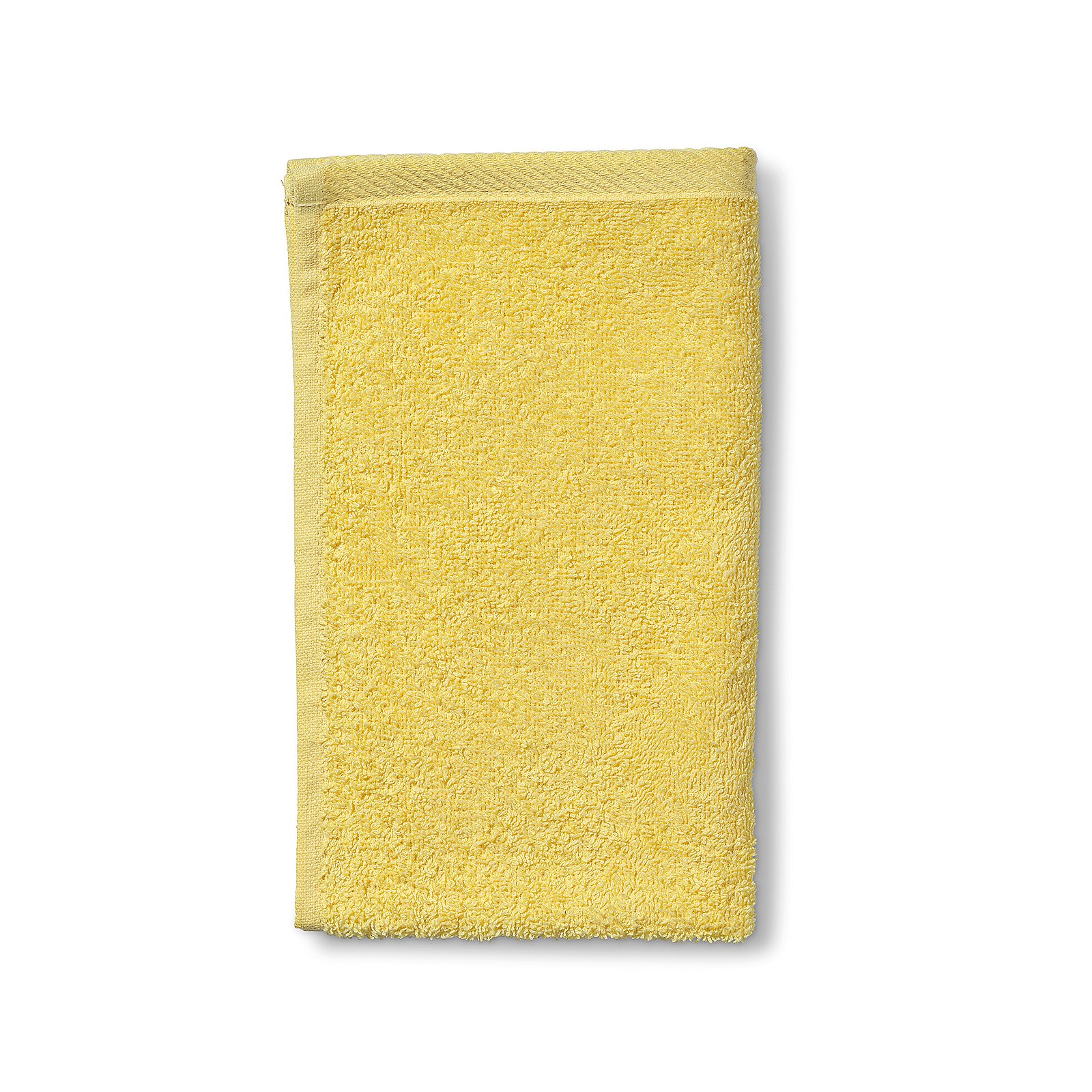 Kela GÄSTETUCH LADESSA in Farbe Sonnengelb, Handtuch, Badehandtuch, Gelb, Baumwolle, Küchentuch-Format