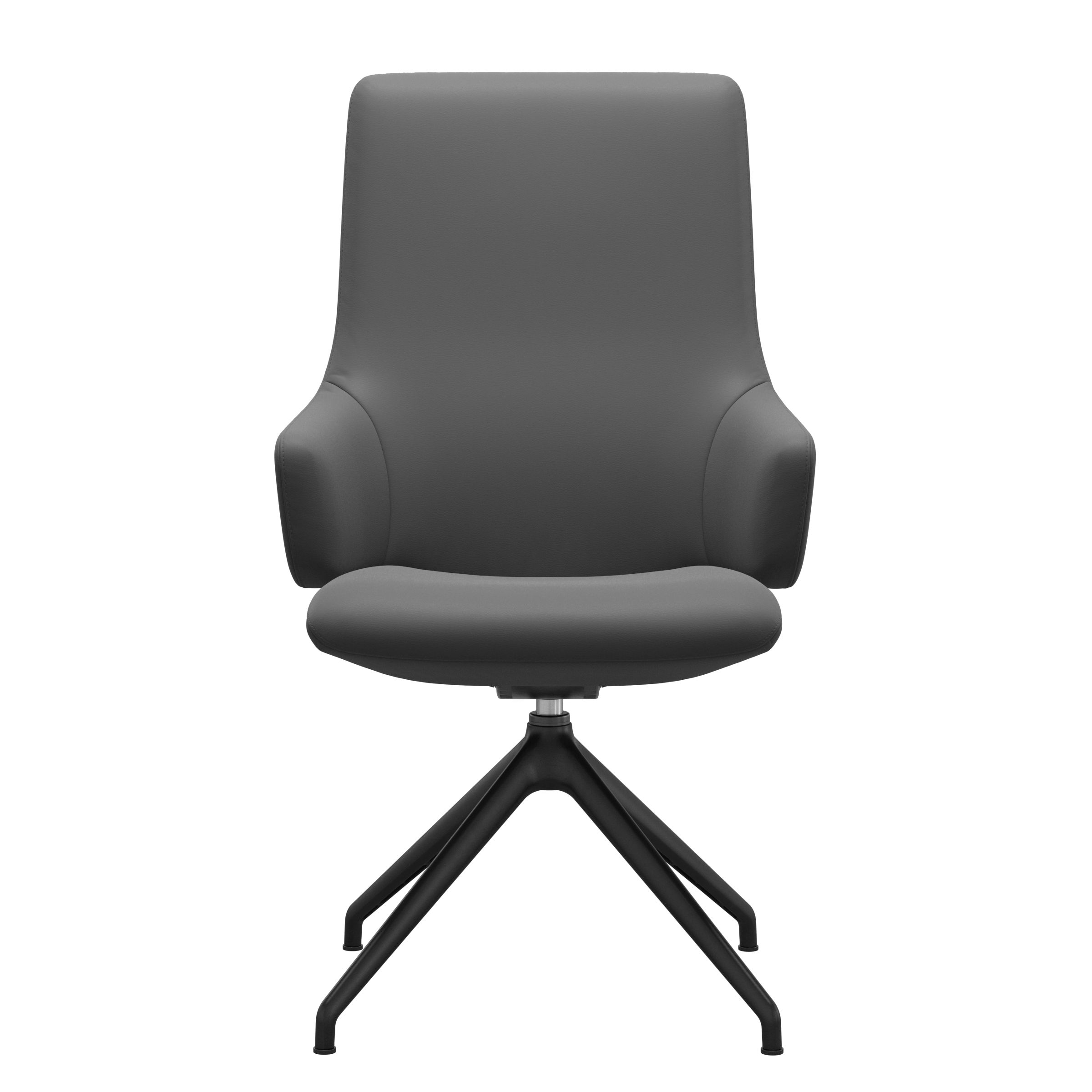 Stressless Stuhl Laurel Leder Grau Stressless Armlehnstuhl Laurel in Leder Batick grey