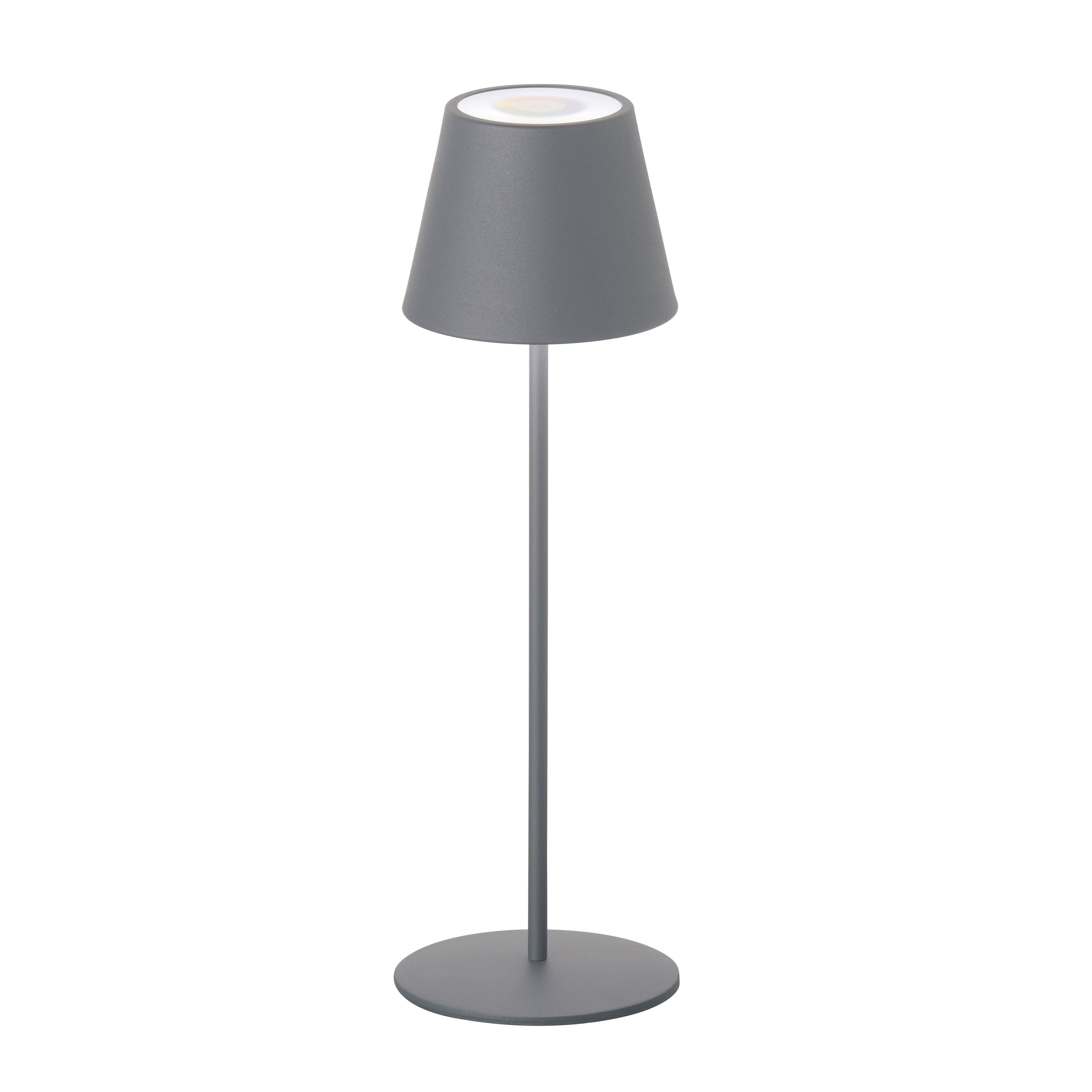 FH Lighting LED-Tischleuchte COSENZA in Metall sandgrau