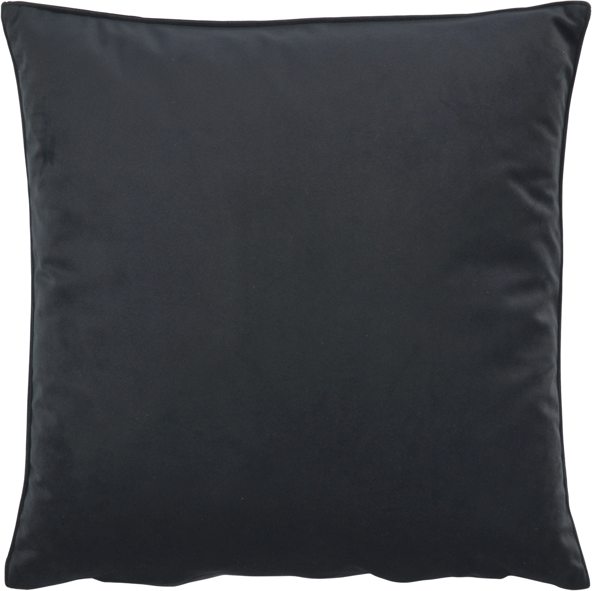 Sander Kissenhülle PRINCE ca. 40x40cm in Farbe black, Kissen, Kissenbezug, Samt, Schwarz, Quadratisch