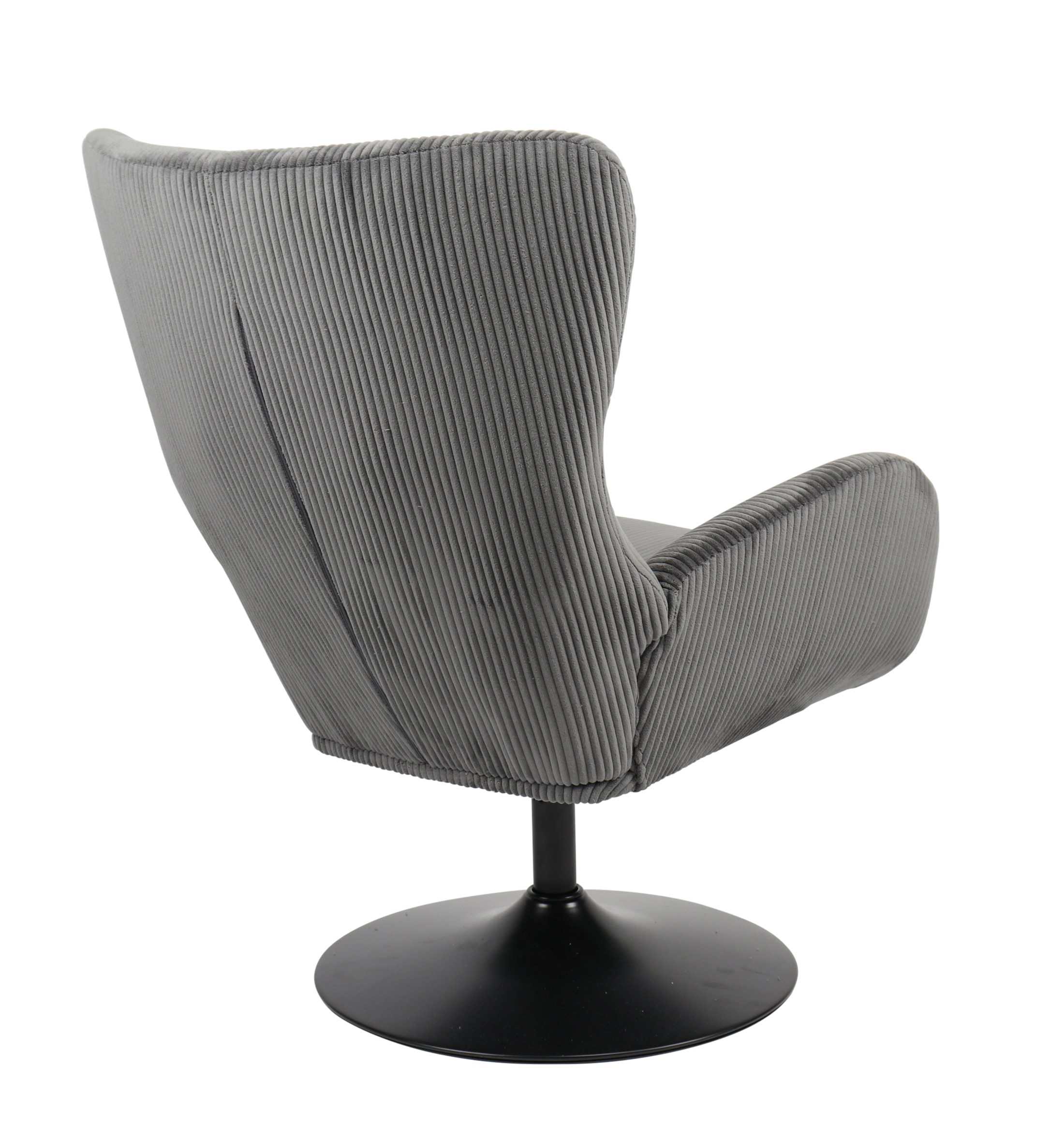 Hela Sessel SAMOS LS ca.B72 H96 T81 cm in Microf. Breitcord dklgrau 60