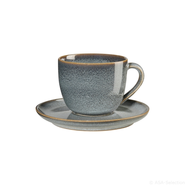 ASA Selection Cappuccinotasse Saisons in Farbe blau