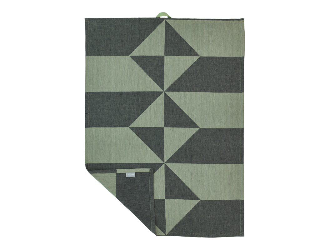 F&H Geschirrtuch TWIST in Farbe Grün