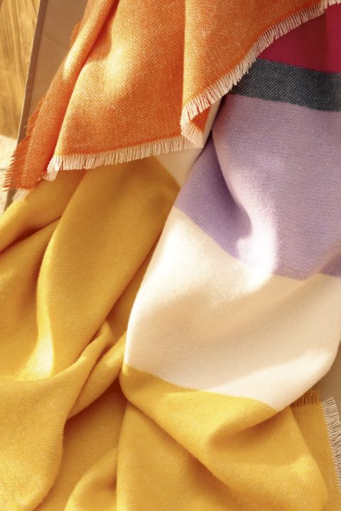 Biederlack Decke ca. 130x170cm in Farbe Nizza Stripe, Tuch, Decke, Stoff, Farben, Muster