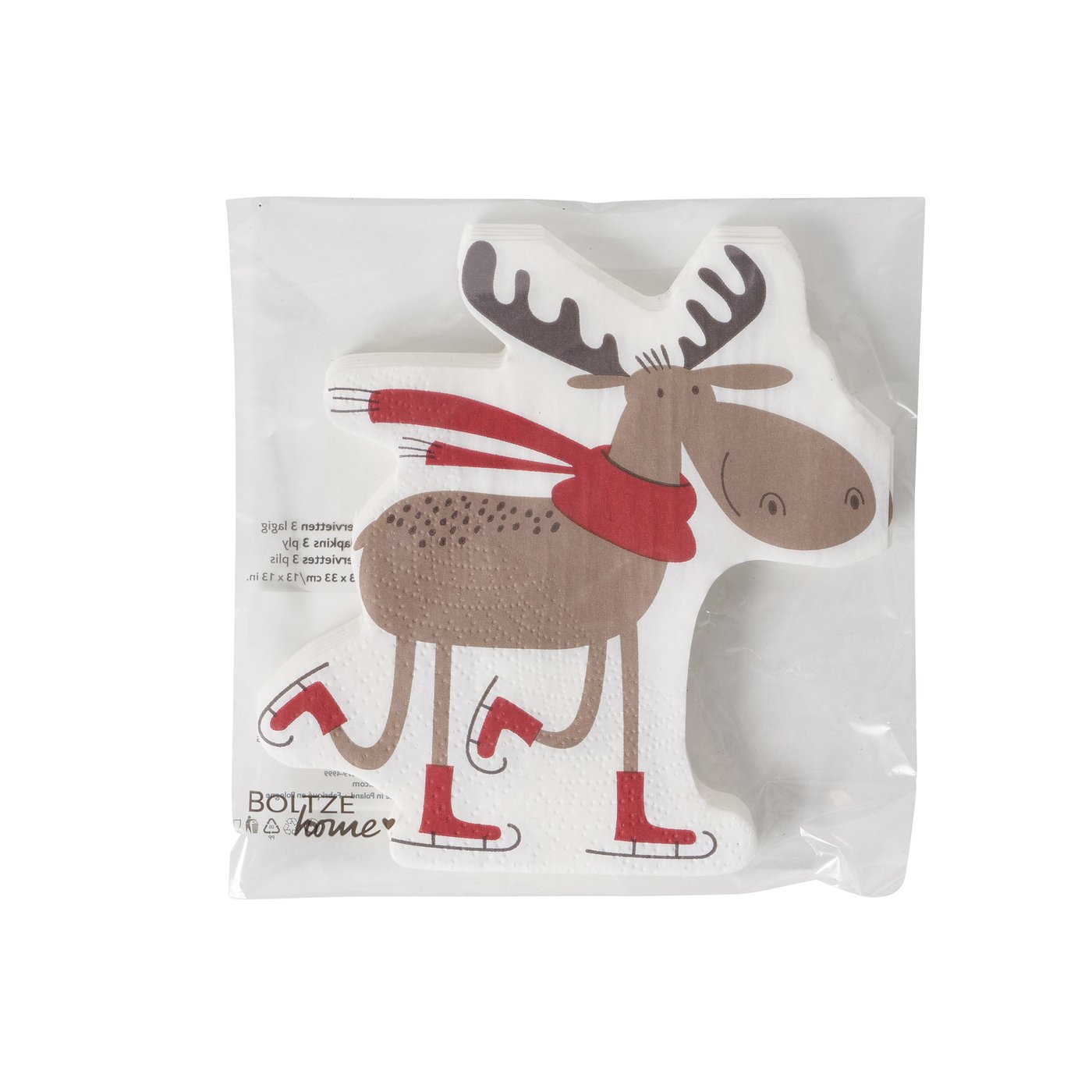 Boltze Servietten Joey, 12 tlg., JOEY in Papier Farbmix