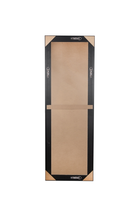Mirrors & More Spiegel AMY ca. 50x150cm in Farbe Schwarz-Chrom