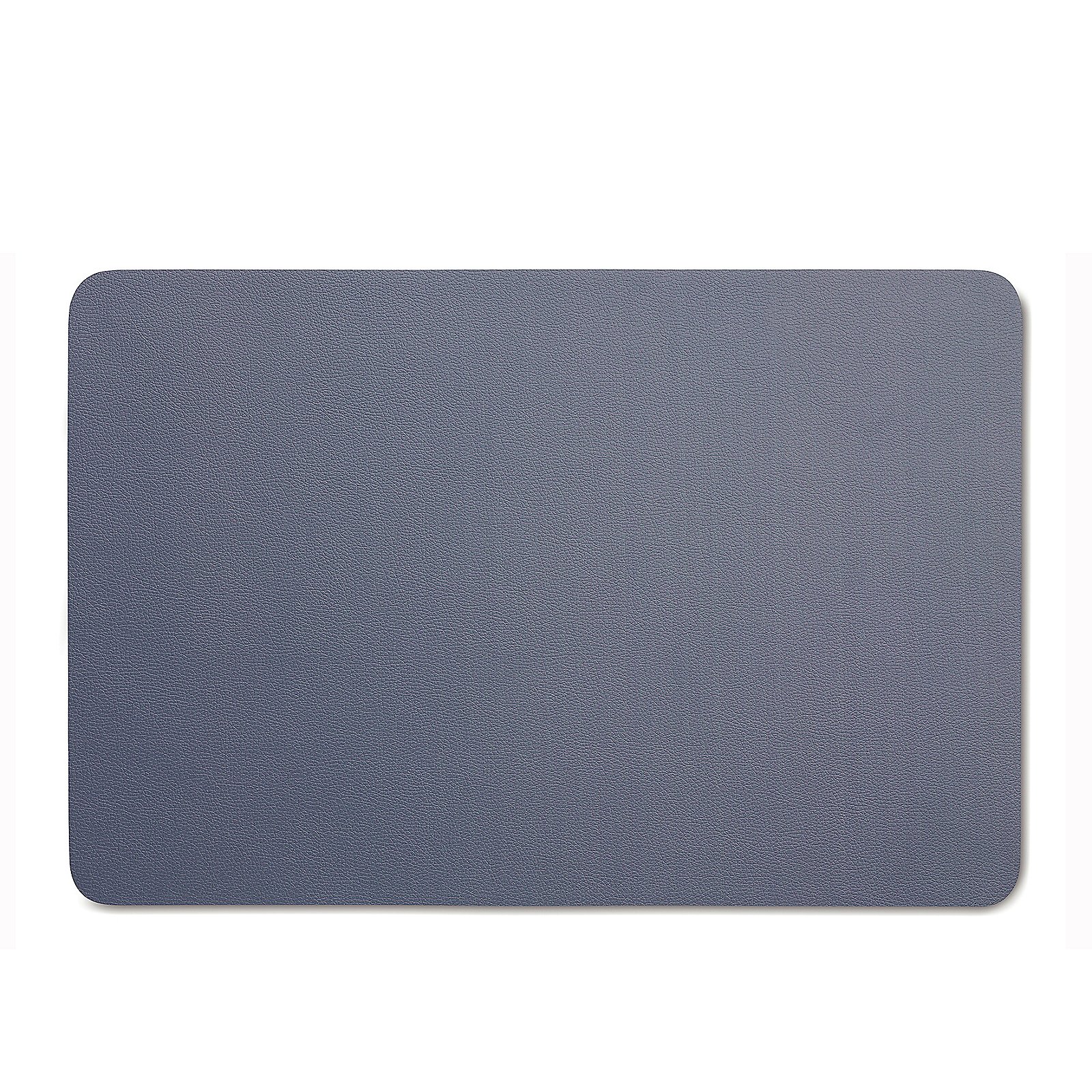 Kela Tisch-Set KIMARA in Farbe Dunkelgrau, Laptopcase, Notebookcase, Leather, Texture, Grau