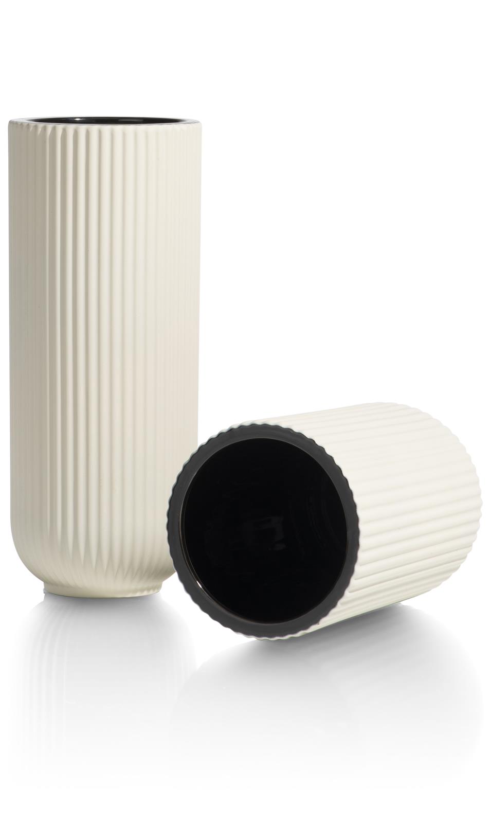 Coco Maison Vase Haley H24cm 48250-WIT