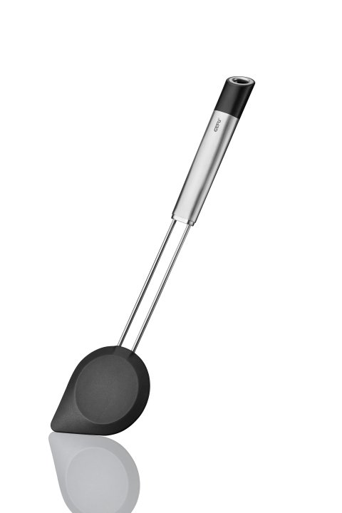 GEFU Kochlöffel Primeline schwarz/silber