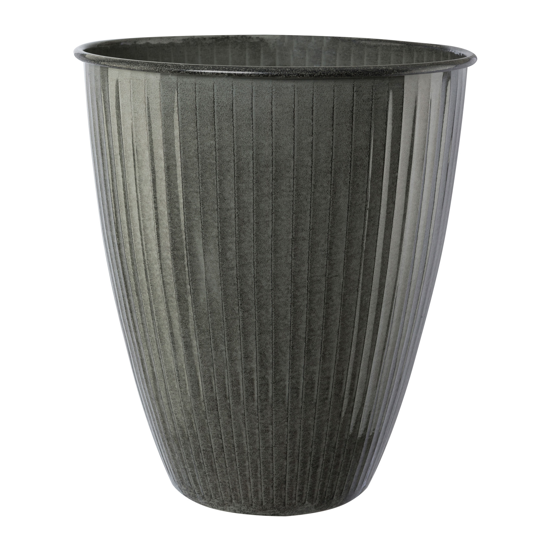 Gasper Metall Übertopf Karroo ca. 29 x 29 x 31 cm in grau