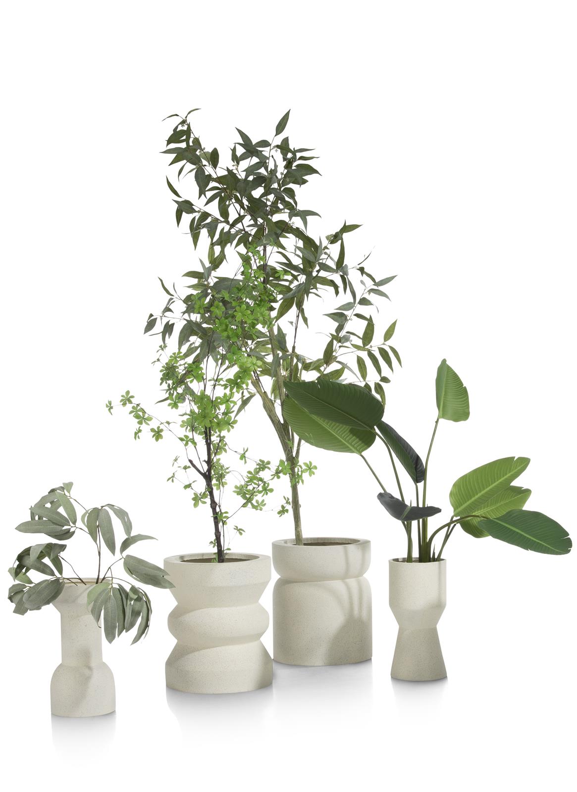 Coco Maison Topf Metta H41cm 48348-WIT