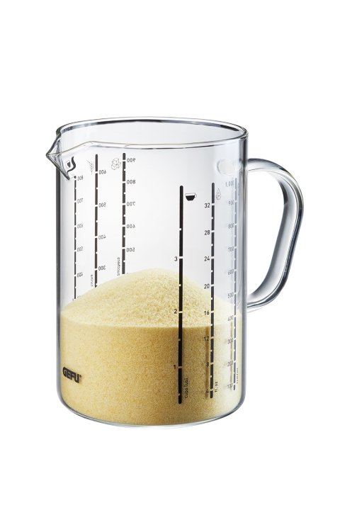 GEFU Messbecher Meti transparent