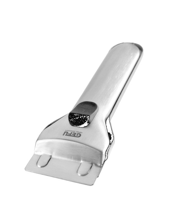 GEFU Glaskochfeldschaber Polito schwarz/silber
