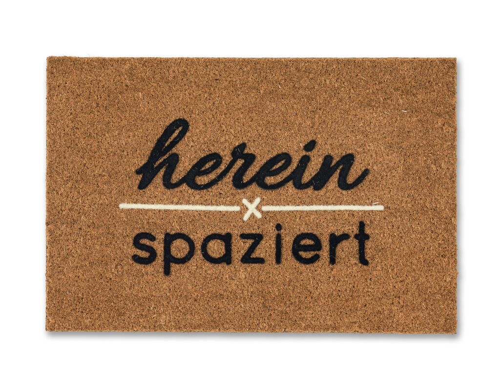 Golze & Söhne Schmutzfangmatte Coco Design ca. 40x60cm in Farbe herein spaziert
