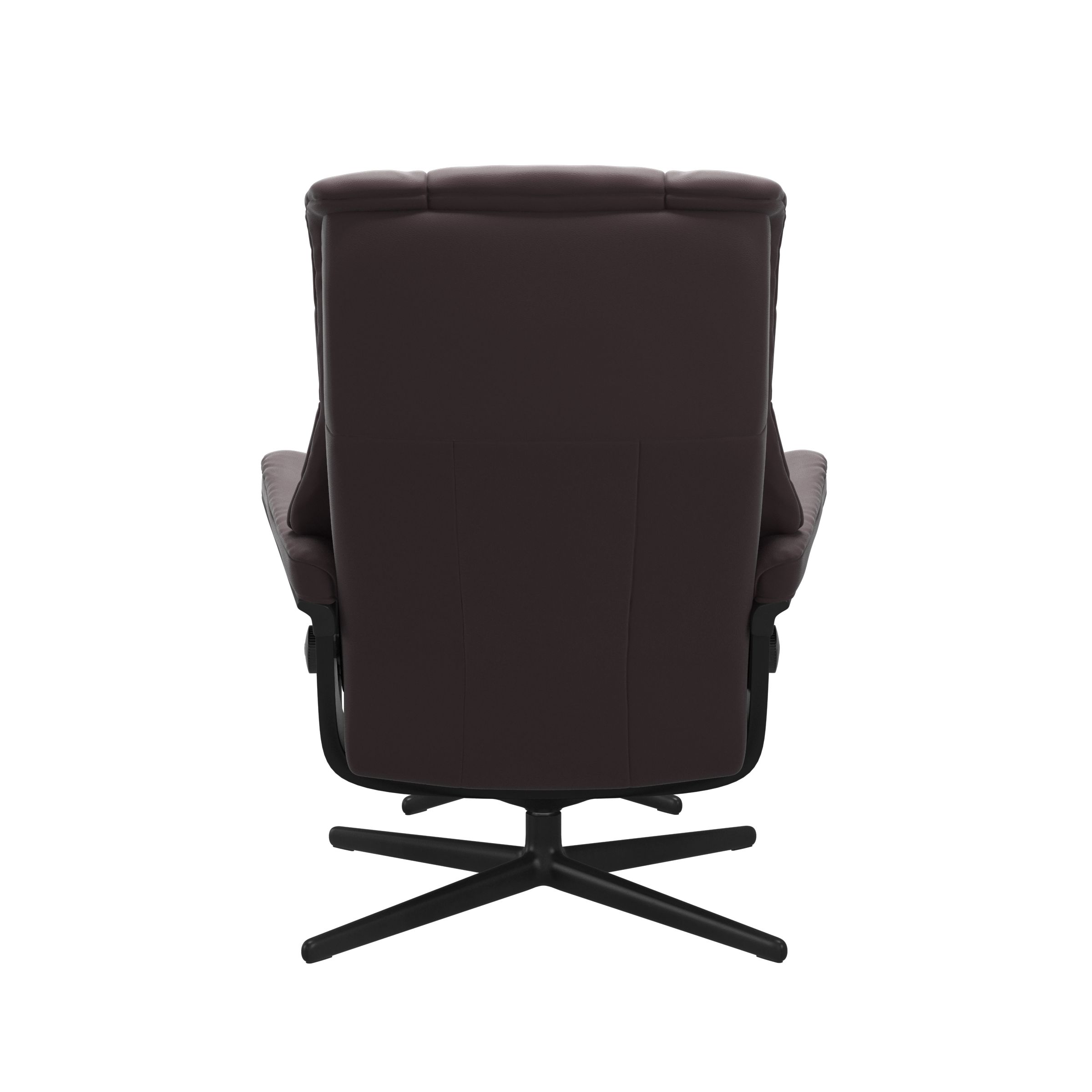 Stressless Sessel mit Hocker Mayfair Cross (L) in Leder Paloma bordeaux