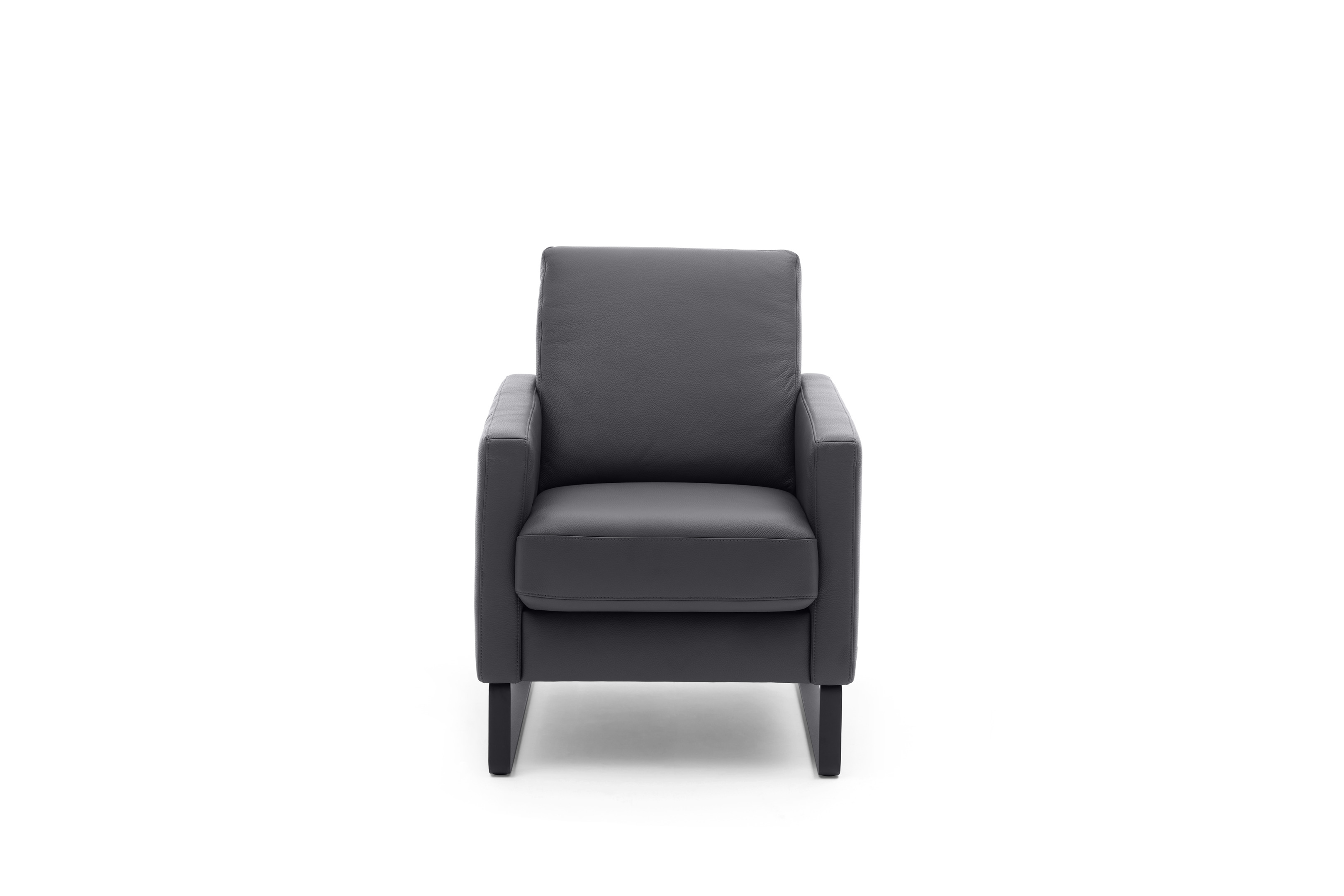 Musterring Sessel MR 385 in Dickleder Fango