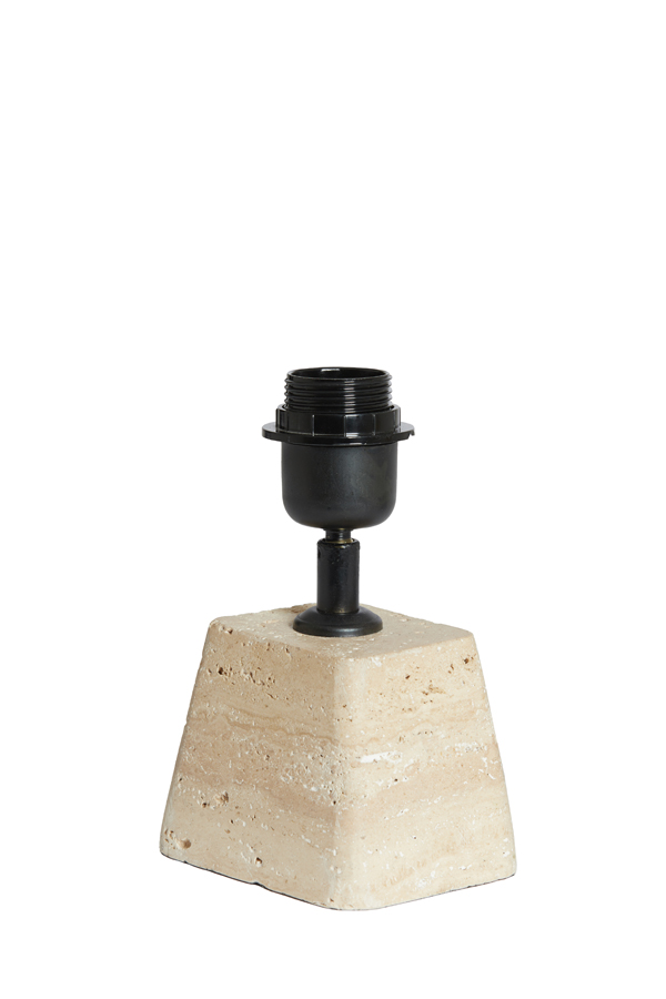 Lampenfuß KARDAN in Travertin sand