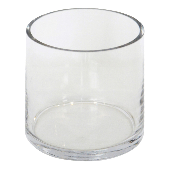 Gasper Glas Gefäß rund in Farbe Transparent