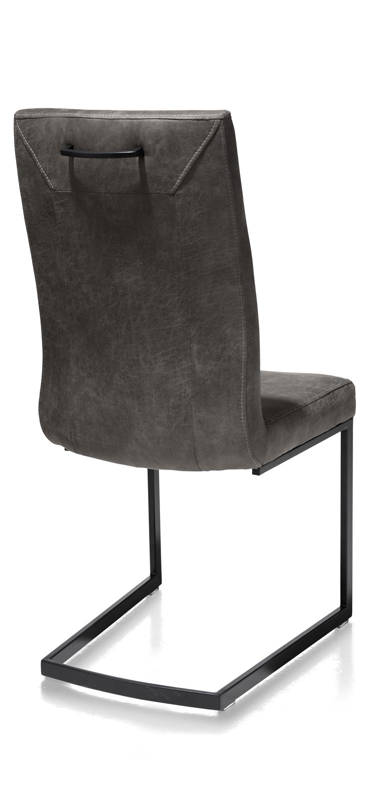 Henders & Hazel Schwingstuhl MALENE ca. B48 H103 T67 cm in Stoff Secilia anthrazit