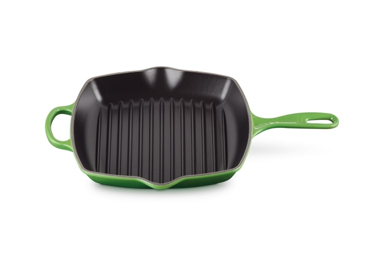 Le Creuset Grillpfanne Sig 26cm Bamboo Green Quadratisch